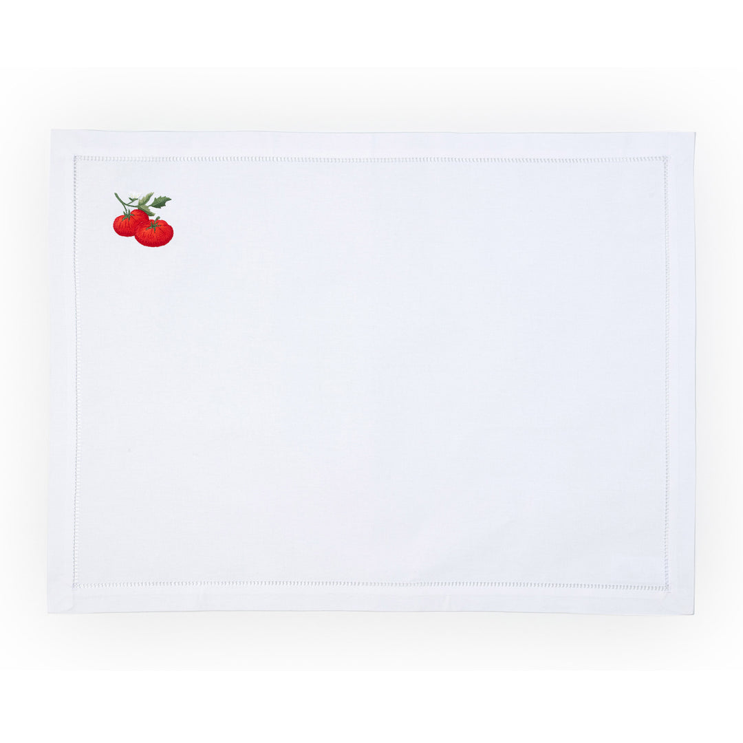 Tomato Embroidered Placemat