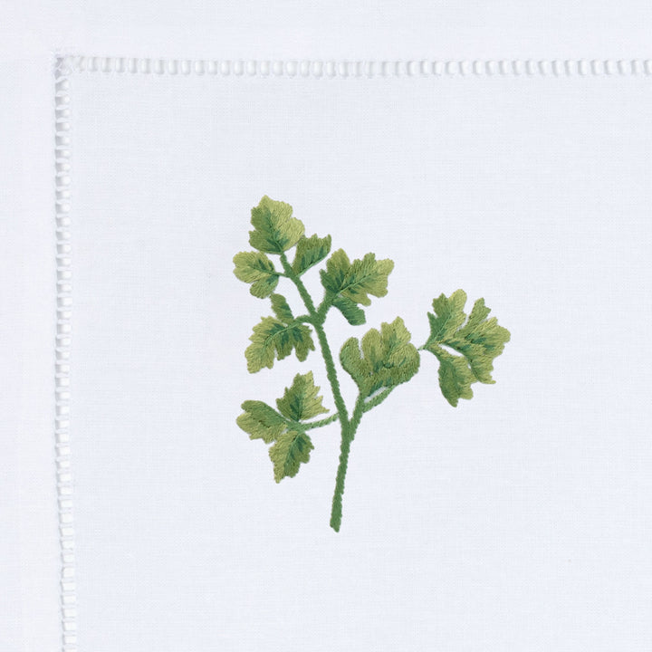 Parsley Embroidered Placemat
