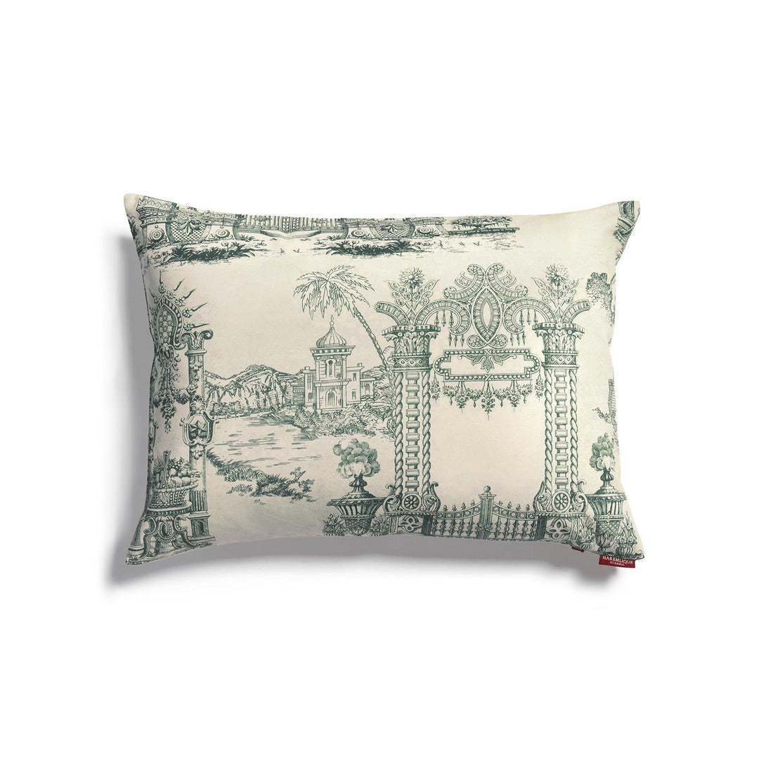 Gates of Paradise Cotton Decorative Cushion